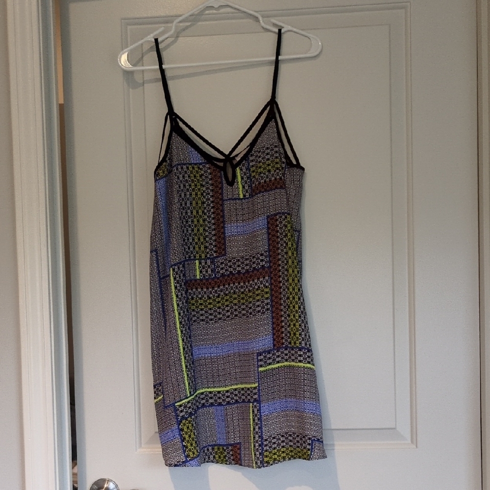 Lush/Boutique Brand Colorful Slip Dress